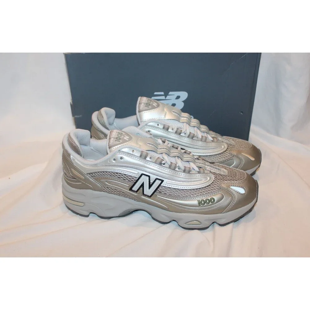 New Balance 1000 Men's Classic Leather Athletic Sneakers Gray sz 12 NEW $150